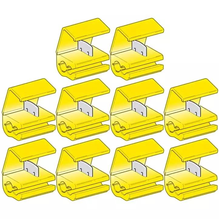 rosvoliittimet 10 kpl keltainen - Abikot - 6438255200274 - 1