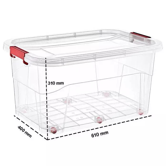 Säilytyslaatikko pyörillä 50l - Varastolaatikot - 8697806192224 - 1