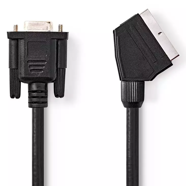 Scart kaapeli 2m uros - Liittimet, adapterit ja telakointiasemat - 5412810426744 - 1