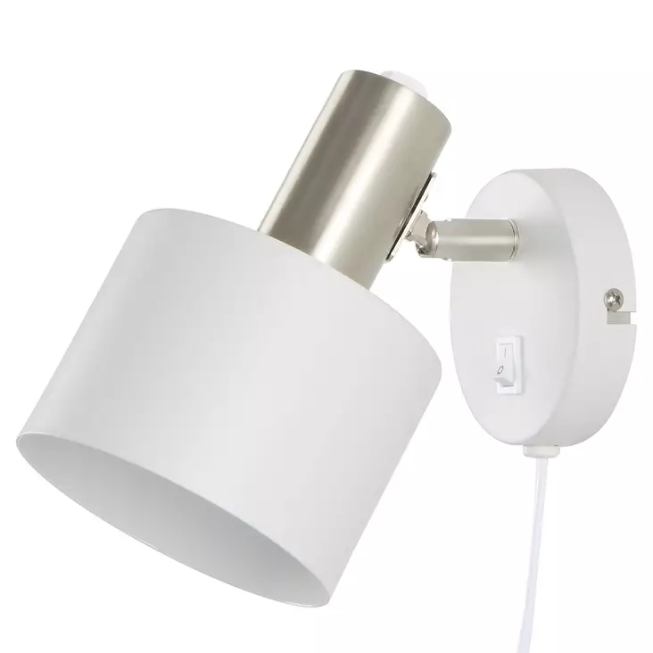 Seinävalaisin e27 valkoinen - Seinävalaisimet - 6438140460394 - 1