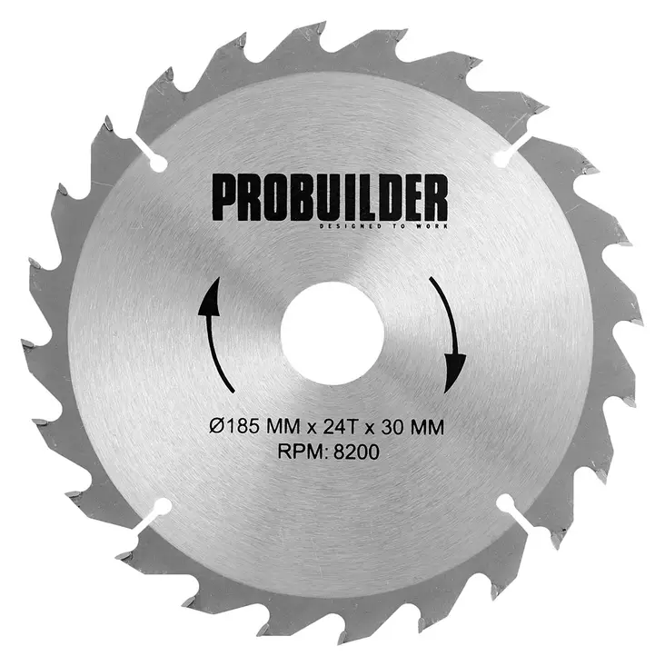 ProBuilder sirkkelin terä 185mm - Sirkkelinterät - 5709386169084 - 1