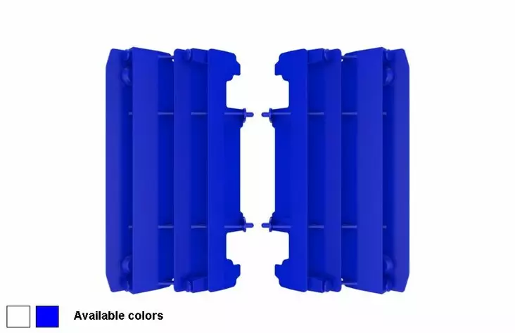 Syylärin suoja Polisport YZ125/250 15-21 valkoinen - Motocrosspyörien jäähdyttimien suojat - 5604415077104 - 2