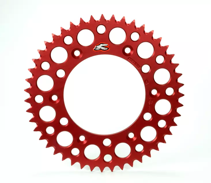 Takaratas Renthal CR 84-07 CRF 02- 49T GR Punainen - Motocrossin ja enduron takahammasarattaat - 5026190079324 - 2