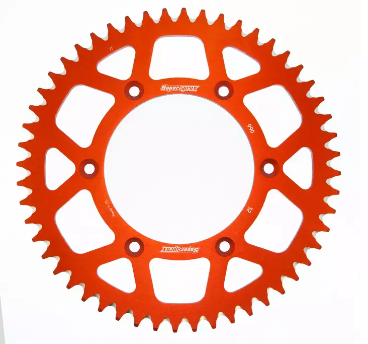 Takaratas Supersprox Alu Oranssi 50T KTM/Husqvarna/Husaberg - Motocrossin ja enduron takahammasarattaat - 6438471310924 - 2