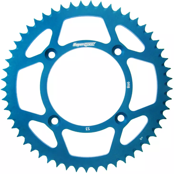 Takaratas Supersprox Alu SU/YA RM80/85 47T Sininen - Motocrossin ja enduron takahammasarattaat - 8592165085814 - 2
