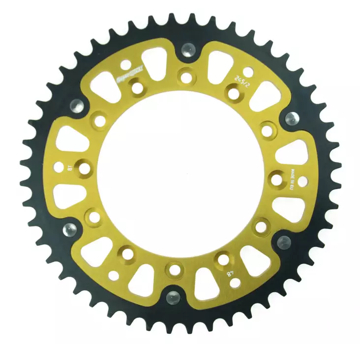 Takaratas Supersprox Stealth 48T YZ/YZF 99- kulta - Motocrossin ja enduron takahammasarattaat - 8592165064574 - 2