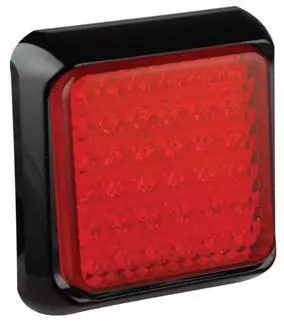 Takavalo led punainen 100x100x28mm - Peräkärryn takavalot  - 9335962009954 - 1
