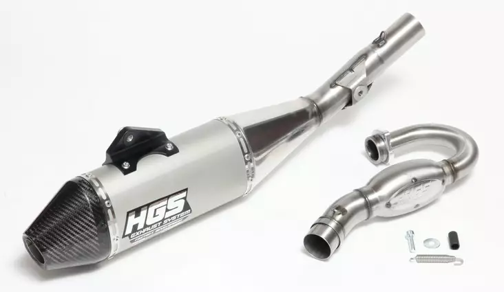 Täysputkisto 4T KTM 350 SX-F 19-22 HGS Carbon - Motocrossin ja enduron pakoputket - 6438471317114 - 2