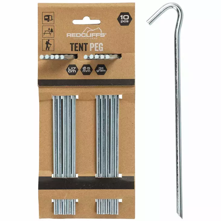 Telttakepit metalliset - Telttailu - 8720573872744 - 1