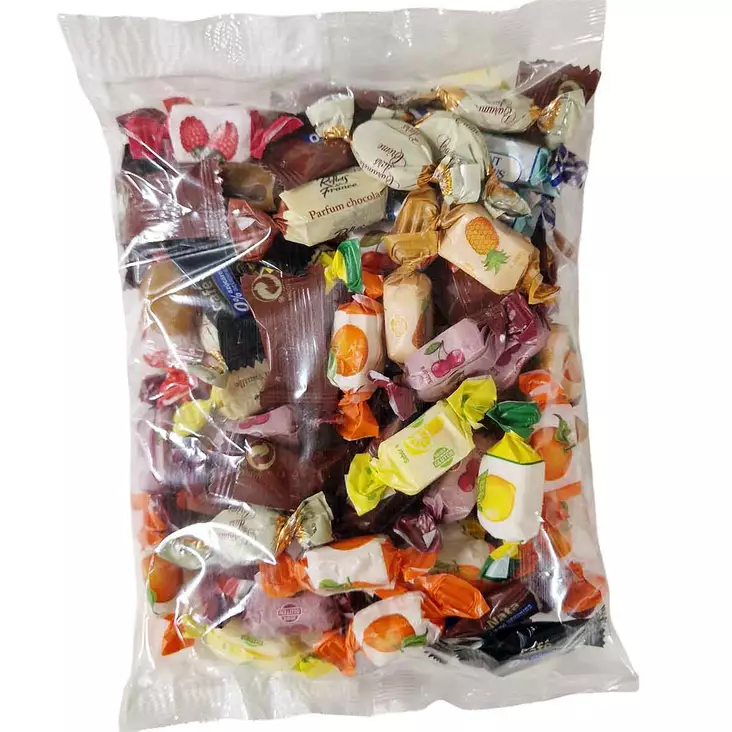 Toffee sekoitus mix yksittäispakatut karamellit - Karkkipussit  - 6430015390744 - 1