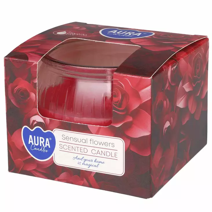 Tuoksukynttilä lasipurkissa kukkaistuoksu - Tuoksukynttilät - 5906927057354 - 1