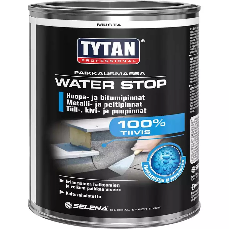Tytan waterstop paikkausmassa 1 kg bitumikaton korjaukseen - Erikoismassat - 5902120182954 - 1