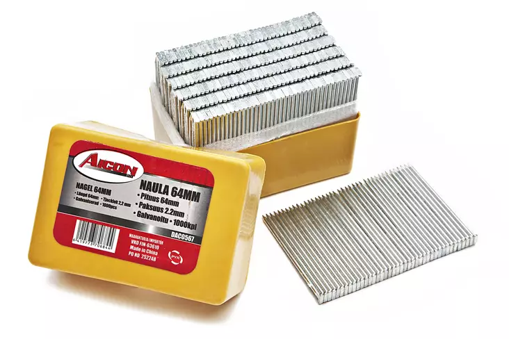 Ulkovuorinaula 2,2mm x 64mm galvanoitu - Naulaimien naulat ja hakaset - 6419773706844 - 1