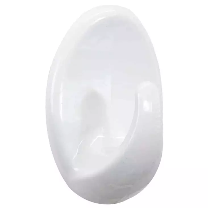 Valkoinen vaatekoukku tarra kiinnitys - Naulakot ja hattuhyllyt - 6414671073524 - 1