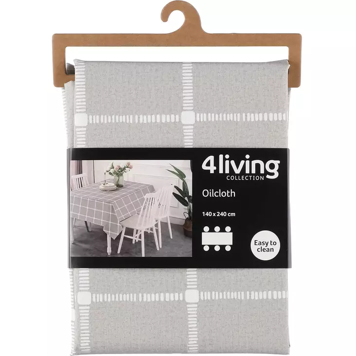 Vahakangas pöytäliina harmaa ruudullinen - Pöytäliinat ja pöytätabletit - 6410416421124 - 1