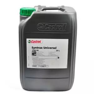 Vaihteistoöljy 20L Castrol Syntrax Universal LL 75W-90 - Vaihteistoöljyt - 4008177163494 - 2