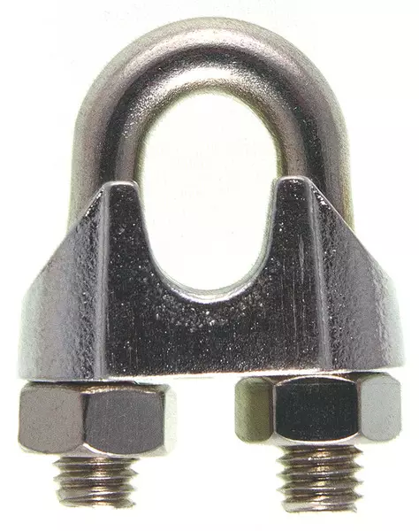 Vaijerilukko 3/8"-10mm WIP 2kpl - Vaijerin kiinnitystarvikkeet - 4056807018614 - 1
