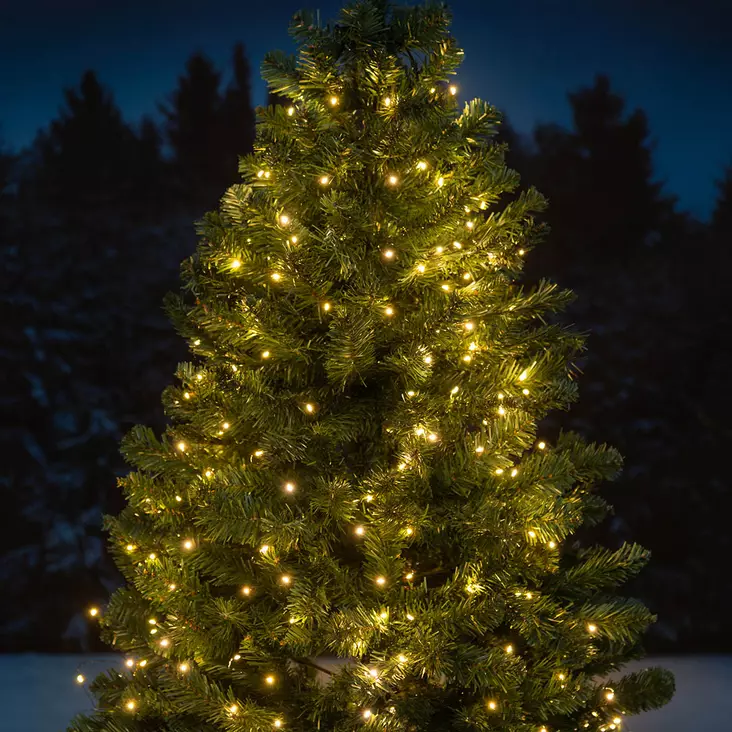 kuusenvalosarja 400led valohuppu - Kuusenvalosarjat - 6410416115474 - 1