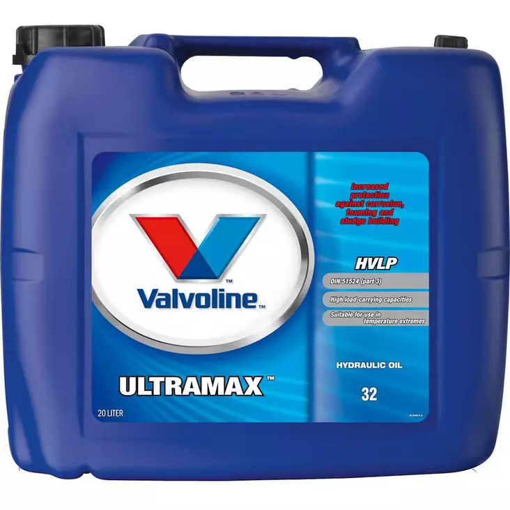 Valvoline ultramax hvlp 32 hydrauliöljy 20 litraa - Spray puhdistus- ja voiteluaineet - 8600501072364 - 1