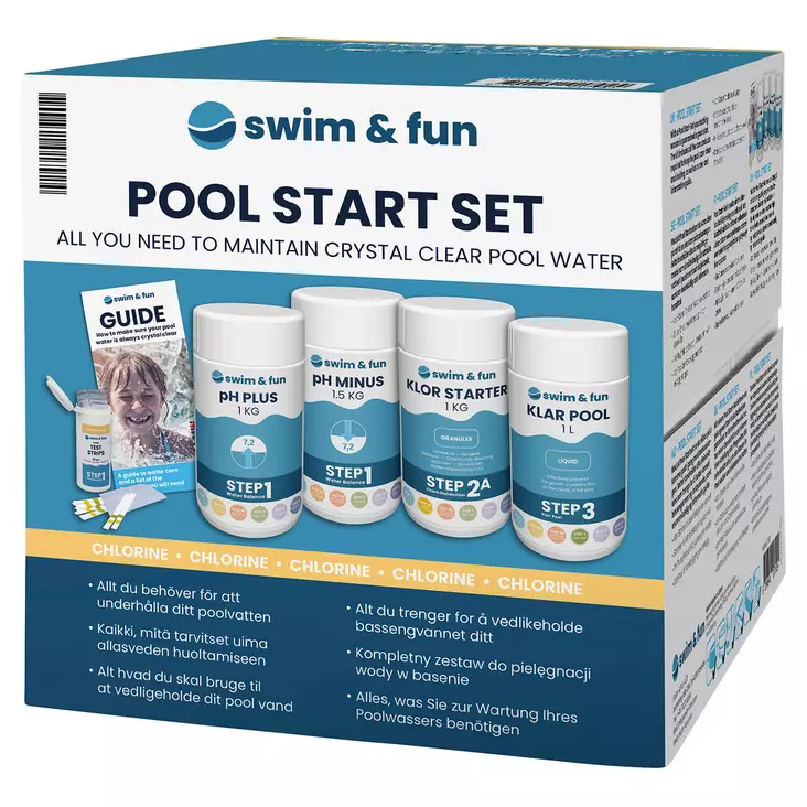 pool start set porealtaan kemikaalisetti - Uima-altaat ja allastarvikkeet - 5704841017924 - 1