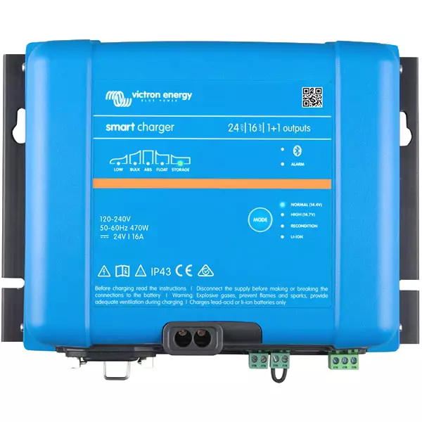 Victron energy phoenix smart 24 v 16 a akkulaturi - Aurinkopaneelin lataussäätimet - 8719076041924 - 1