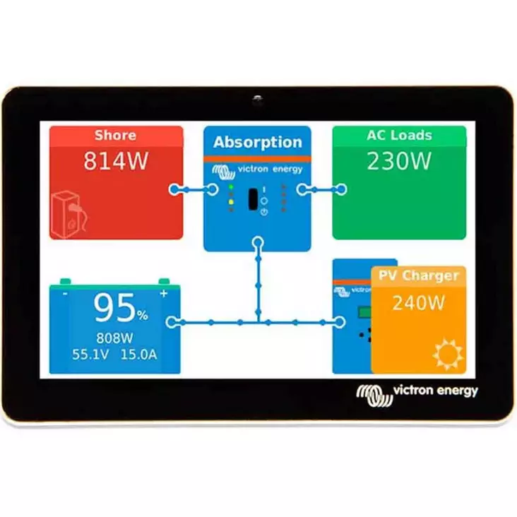 Victron gx touch 70 kosketusnäyttö - Aurinkopaneelijärjestelmät - 8719076054344 - 1