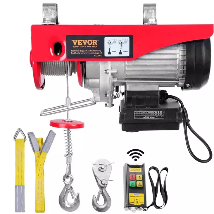 Vevor sähkövinssi 1000kg - Sähkövinssit 230V - 6438471345674 - 1