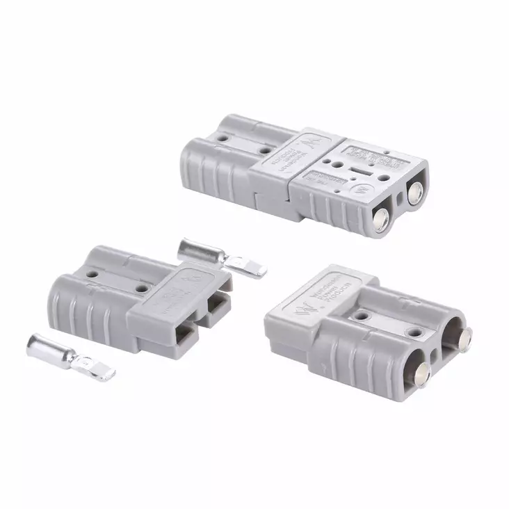 Virtaliitin 50A pikaliitin 2-nap. pari - Autosähköliittimet - 648776566054 - 3