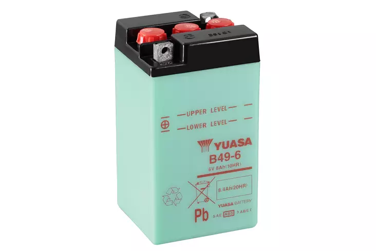 Yuasa akku B49-6 (CP) - Pienkoneakut 10-30Ah - 5050694032134 - 2