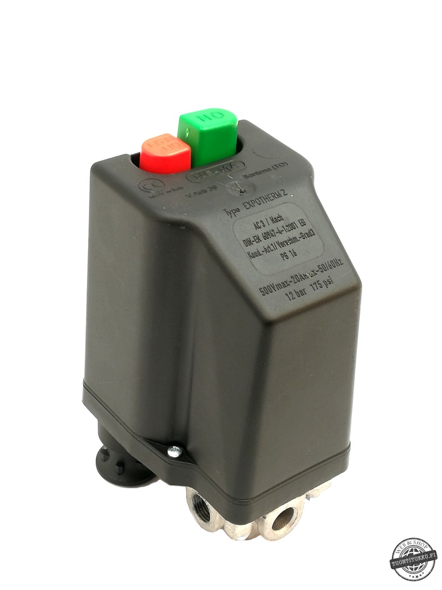 Kompressorin Painekytkin 4 12bar 6 3 10A 400V Voimavirta Tarkista 