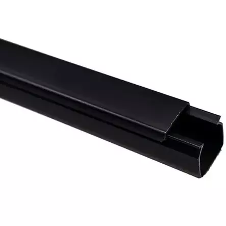 Asennuskanava musta 16x16x2000 mm - Johdonsuojat ja johdon kiinnitystarvike - 6438140914385 - 1