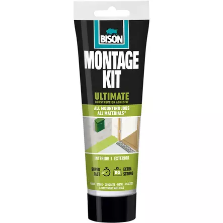 Bison asennusliima montage kit ultimate 165g - Puuliimat ja polyuretaaniliimat - 8710439313795 - 1