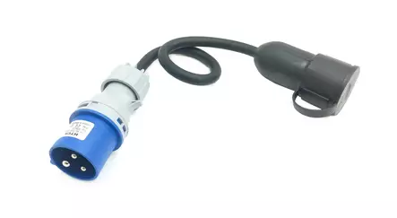 Caravan adapteri maad. uros/pistor. 0,5m - Peräkärryn adapterit - 6438140270795 - 1