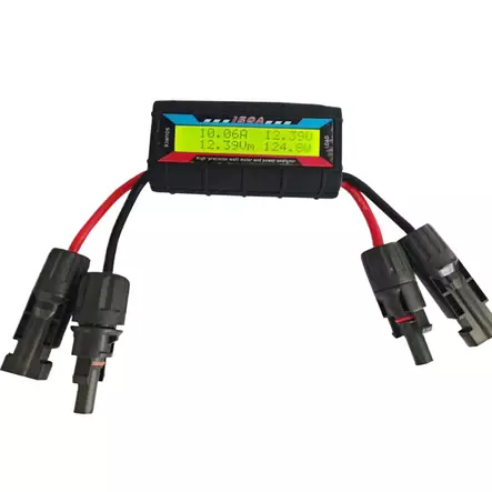 Dc teho ja energiamittari 200a lcd näytöllä - 12V sähkötarvikkeet - 6438471353525 - 1