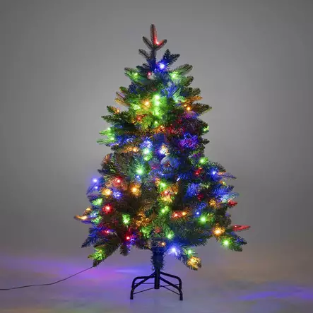 Led joulukuusi lämmin valkoinen ja rgb - Joulukuuset - 6410416590615 - 2