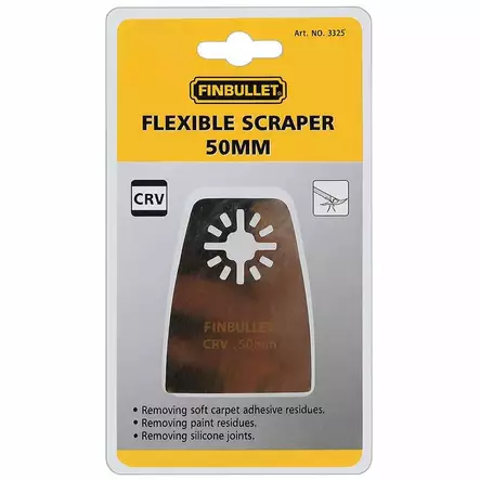 Finbullet joustava lasta 50 mm silikonisaumojen poistoon - Lastat ja skrapat - 6438152033265 - 1