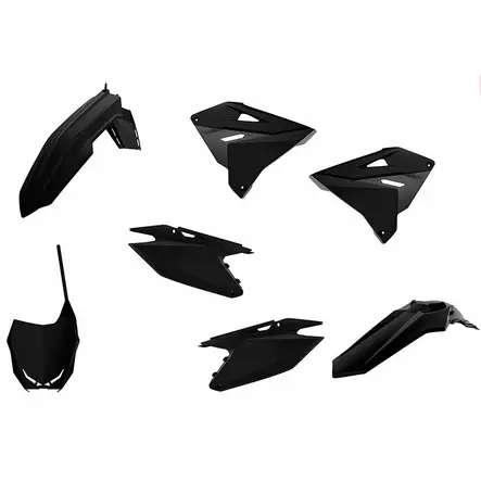 Katesarja Polisport Suzuki RM 01-08 restyling 18-tyyli musta - Motocrosspyörien katesarjat - 5604415100895 - 2