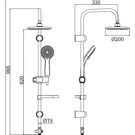flipper suihkun mitat - Kylpyhuonetarvikkeet - 7391398434915 - 2