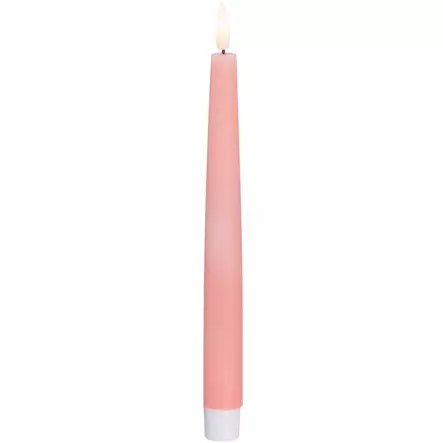 Led kruunukynttilät 3d liekillä vaaleanpunainen - Led-kynttilät - 6410416389905 - 2