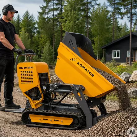 Hydraulinen dumpperi työmaalle - Minikaivurit ja maanmuokkauskoneet - 6438014422275 - 2