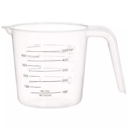 läpinäkyvä kulho mitta-asteikolla maku - Mittakannut ja mittalusikat - 6410413156395 - 1