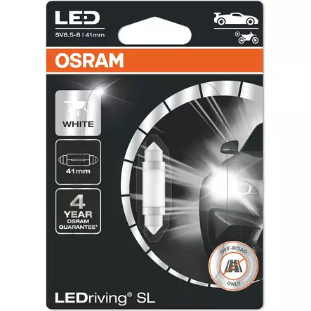 osram led polttimo C5W 12V 41mm - LED-polttimot ja LED-sarjat - 4062172150675 - 1