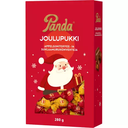 Panda joulupukki konvehdit 280 g - Suklaalevyt ja konvehdit - 6412500440165 - 1