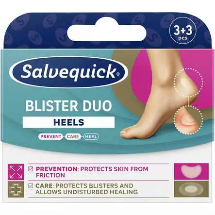 Salvequick blister care prevention duo - Ensiapupakkaukset ja laastarit - 7340213302625 - 1