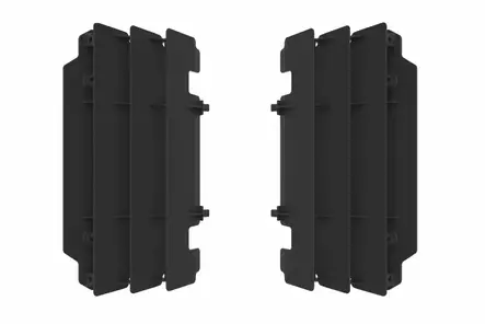 Syylärin ilmanohjaimet KX250 05-7 BK - Motocrosspyörien jäähdyttimien suojat - 5604415113895 - 2