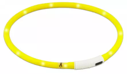 Valopanta koiralle 25-40cm USB - Pannat, valjaat ja taluttimet - 5700551141645 - 1