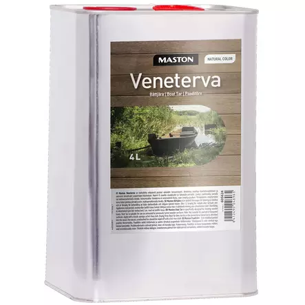 Veneterva 4l kanisteri maston - Venetervat, tärpätit ja käsittelyöljyt - 6412490046965 - 1