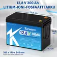 Tehokas lifepoakku 300ah asuntovaunuun - LifePO4-akut - 6438471351095 - 4