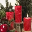 Huurrekynttilä punainen fiiliskuva - Pöytäkynttilät - 6416906237015 - 3