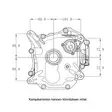 Vanquisher gt 439 irtomoottorin kiinnitysmitat mittakuvassa - Ruohonleikkurin vaihtomoottorit - 6430079601275 - 3